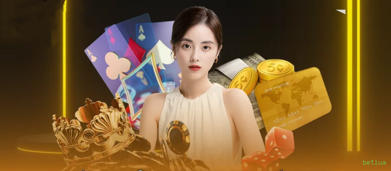 Imagem promocional do cassino online da betlua mostrando jogos ao vivo